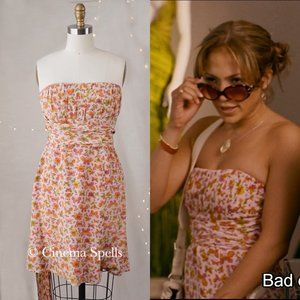 ☀️Rare Early 2000s Butterfly Garden Dress As Seen On Charlie in Monster In Law 6